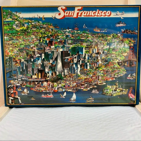 NIB City of San Francisco 1988 Jigsaw Puzzle - Picture 2 of 8